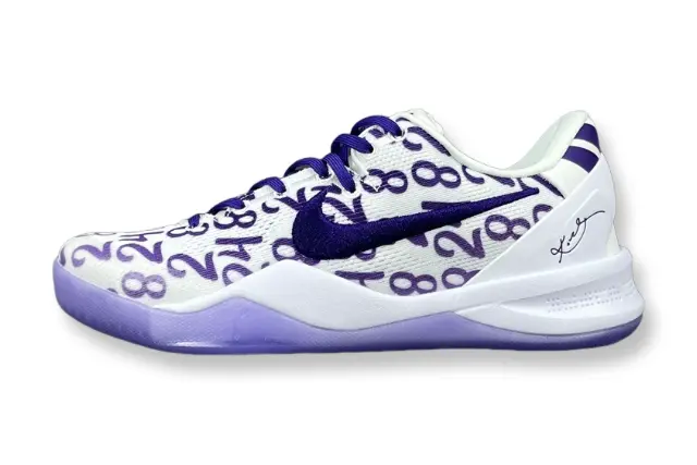 Nike Kobe 8 Protro Court Purple basketball shoes sleek low-top performance design
