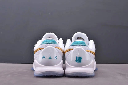 Nike Kobe 5 x Undefeated What If basketball shoes in clean white colorway
