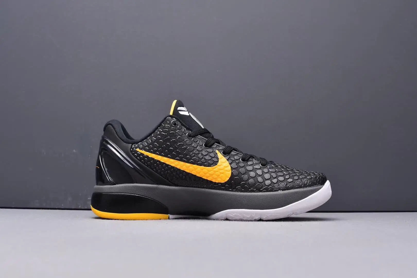 Nike Kobe 6 Protro Black Del Sol basketball shoes sleek performance design