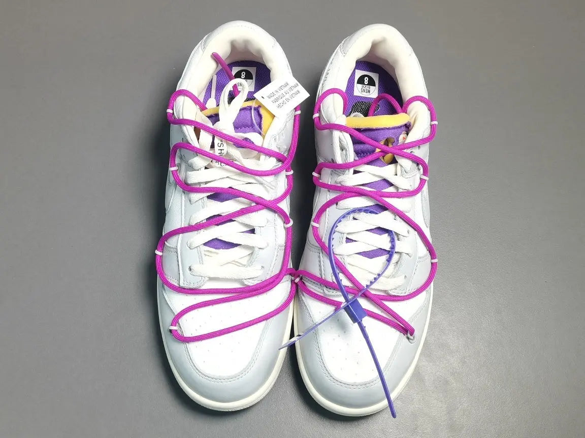 Nike Dunk Off White Lot 28 limited edition sneakers premium streetwear collaboration
