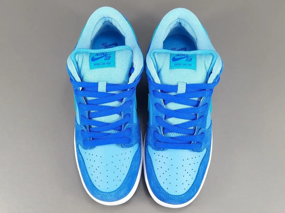 Nike SB Dunk Blue Raspberry low top skate sneaker side view