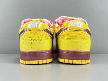 Nike SB Dunk Low Yellow Lobster yellow white red sneaker limited edition collectible skate shoe