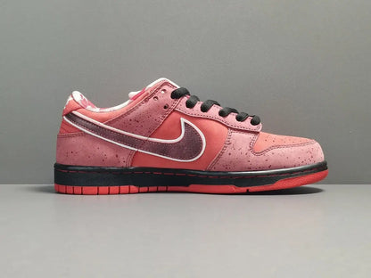 Nike SB Dunk x Concepts Red Lobster sneaker with bold red nautical details

