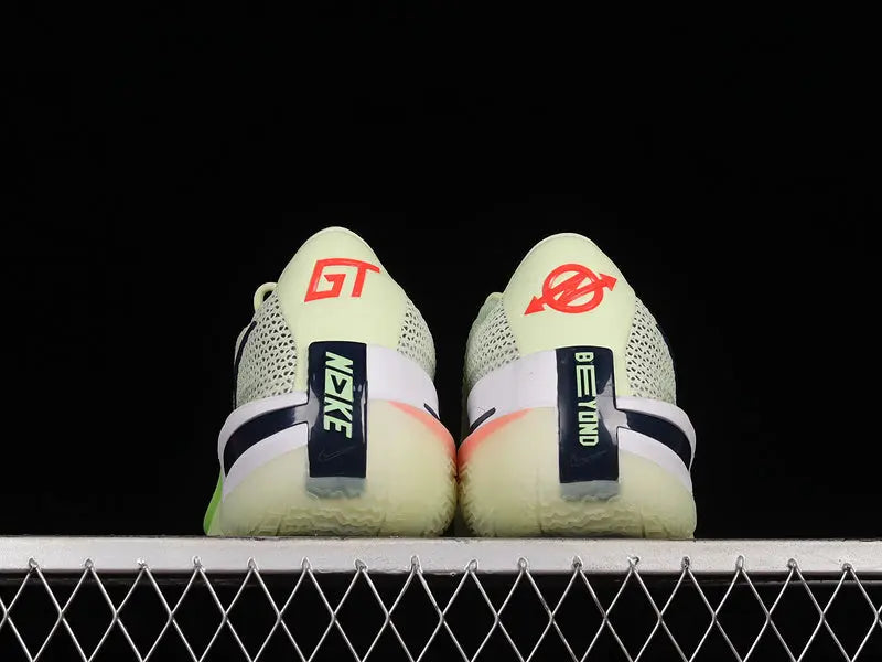 Nike Grinch colorway athletic shoes bright green