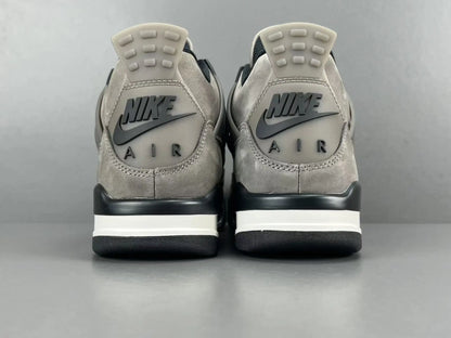Air Jordan 4 x Cave Stone sneakers featuring premium materials neutral tones
