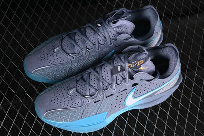 Nike Air Zoom GT Cut 3 Ashen Slate basketball shoes front view performance sneakers