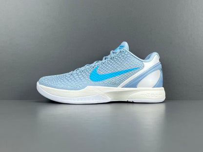 Nike Kobe 6 Protro Caitlin Clark Light Armory Blue basketball shoes sleek performance design
