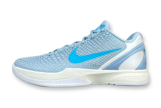 Nike Kobe 6 Protro Caitlin Clark Light Armory Blue basketball shoes sleek performance design
