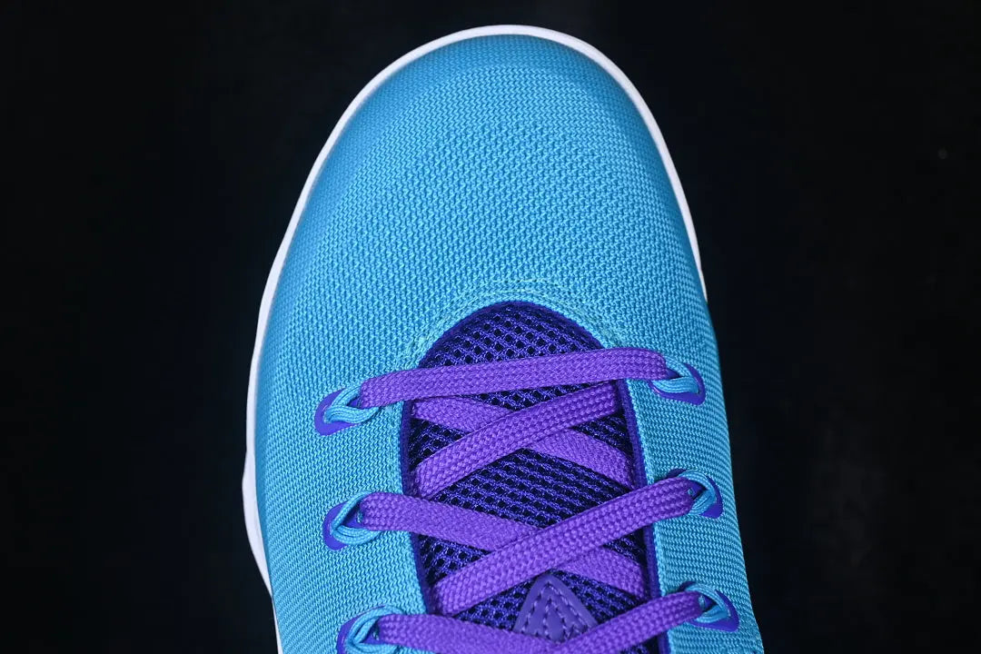 Nike Kobe 9 Elite Low EM Protro Draft Day purple and teal gradient basketball sneakers