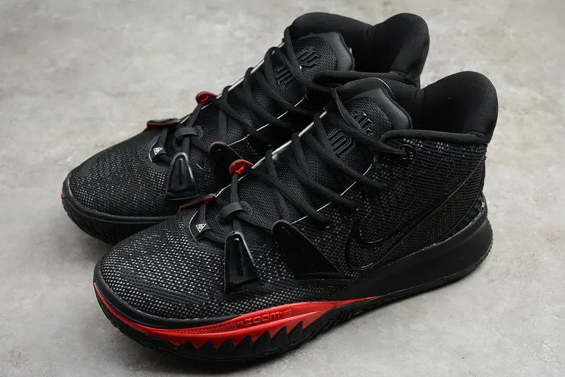 Nike Kyrie 7 BRED men's basketball shoes black red sneakers