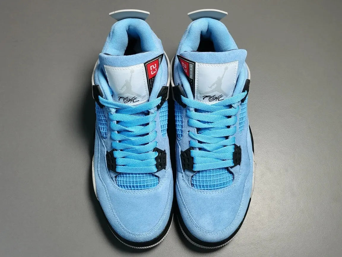 Air Jordan 4 University Blue white blue sneakers premium men's shoes
