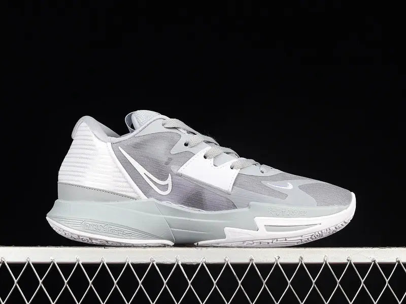 Nike Kyrie Low 5 TB Wolf Grey basketball shoes – low-top grey sneakers with Zoom Air cushioning and performance traction