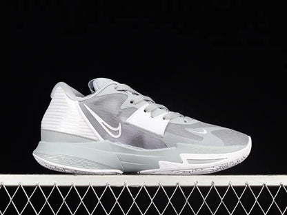 Nike Kyrie Low 5 TB Wolf Grey basketball shoes – low-top grey sneakers with Zoom Air cushioning and performance traction