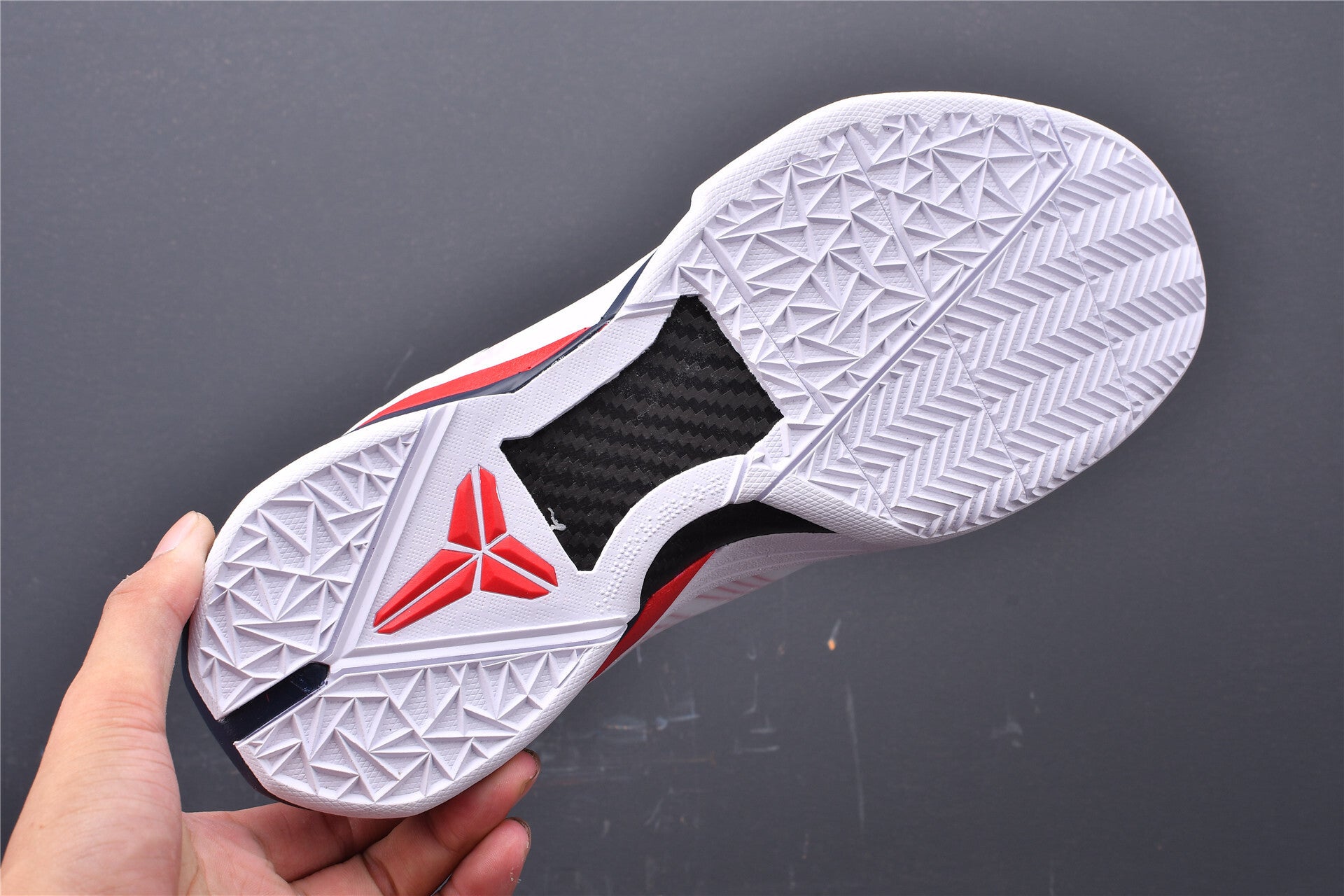 Nike Kobe 7 USA Olympic basketball shoes red, white, and blue patriotic design
