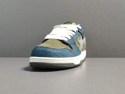 BAPE SK8 STA sneakers army green streetwear premium casual stylish shoes