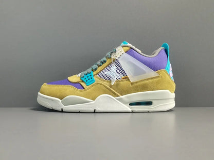 Air Jordan 4 Union Desert Moss beige green sneakers premium men's shoes
