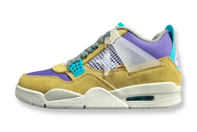 Air Jordan 4 Union Desert Moss beige green sneakers premium men's shoes
