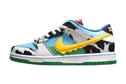 Nike SB Dunk Ben & Jerry's Chunky Dunky low top sneaker side view multi-color