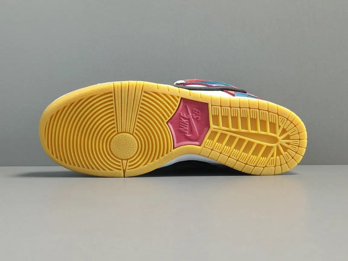 Nike SB Dunk Low Parra Abstract Art colorful skate shoes premium leather