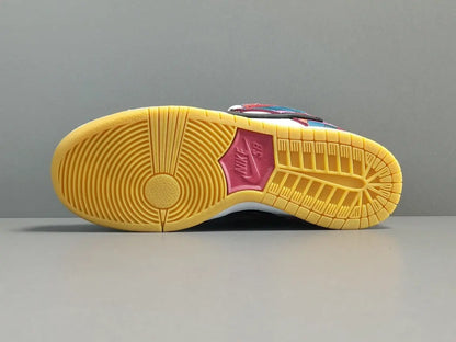 Nike SB Dunk Low Parra Abstract Art colorful skate shoes premium leather