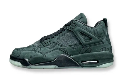 Air Jordan 4 KAWS Black Olive limited edition sneakers premium men's shoes
