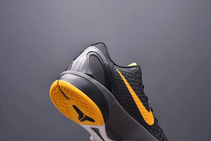 Nike Kobe 6 Protro Black Del Sol basketball shoes sleek performance design