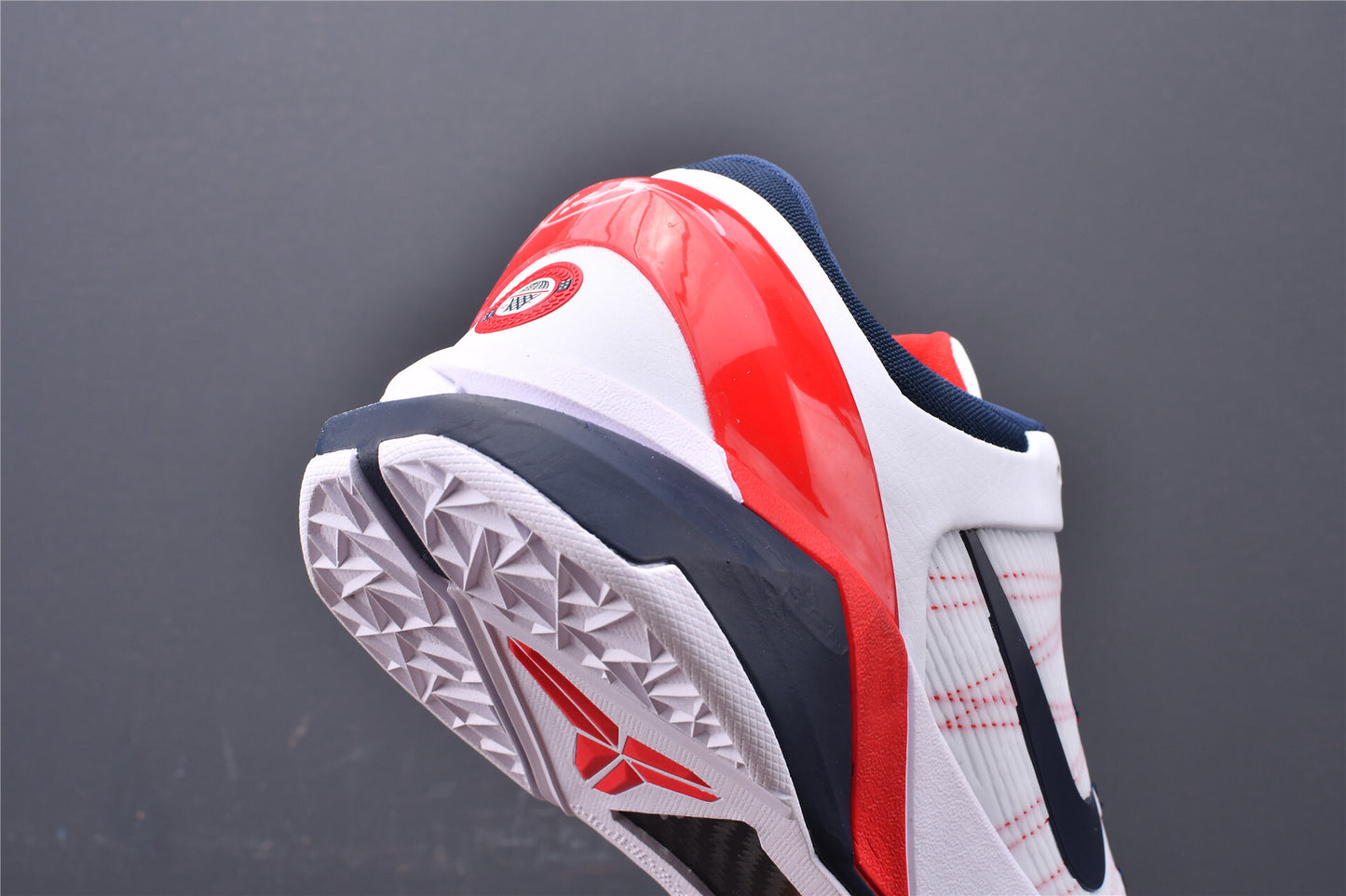 Nike Kobe 7 USA Olympic basketball shoes red, white, and blue patriotic design
