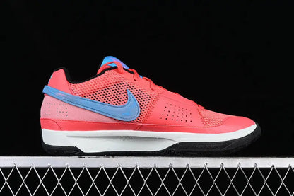 Nike Ja 1 x Fuel basketball sneakers in bold limited edition colorway, lightweight performance shoes with Zoom Air cushioning