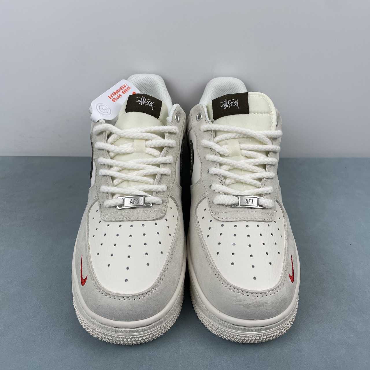 NIKE AIR FORCE 1 x STUSSY CUSTOM BROWN Replico