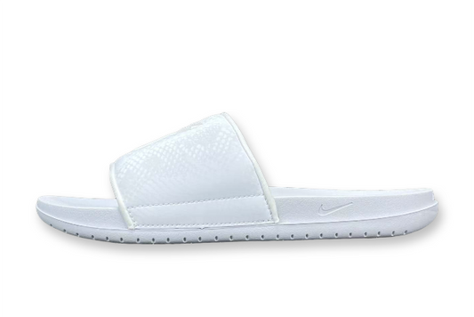 Nike Kobe Offcourt Slide Triple White comfortable basketball slides casual sportswear footwear
