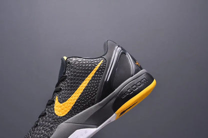 Nike Kobe 6 Protro Black Del Sol basketball shoes sleek performance design