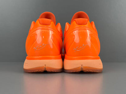 Nike Kobe 6 Protro Total Orange basketball shoes vibrant orange performance design
