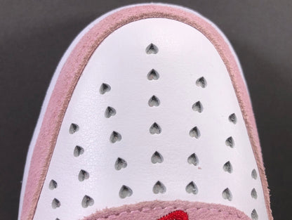 Nike Air Force 1 Valentine’s Day Love Letter featuring romantic details and themed accents