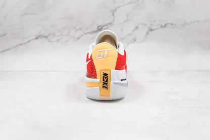 Nike University Red White Yellow basketball shoes