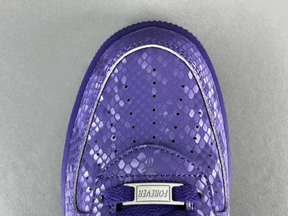 Nike Air Force 1 Court Purple Kobe Bryant inspired basketball sneakers leather
