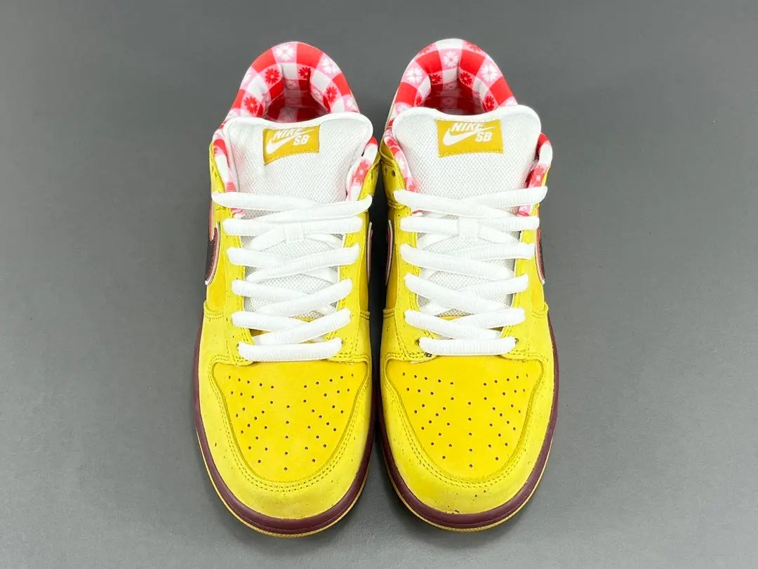 Nike SB Dunk Low Yellow Lobster yellow white red sneaker limited edition collectible skate shoe
