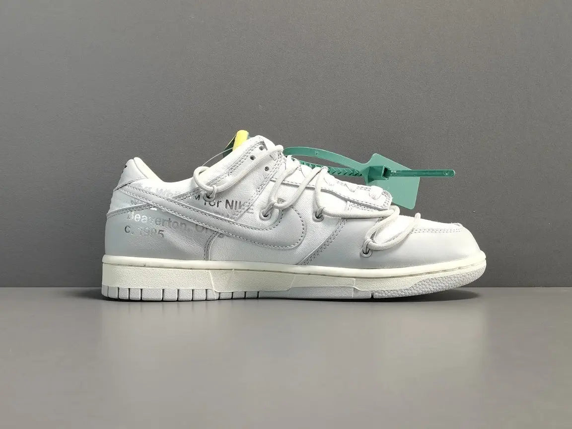 nike dunk x off-white lot 42 low sneakers collaboration mens limited edition