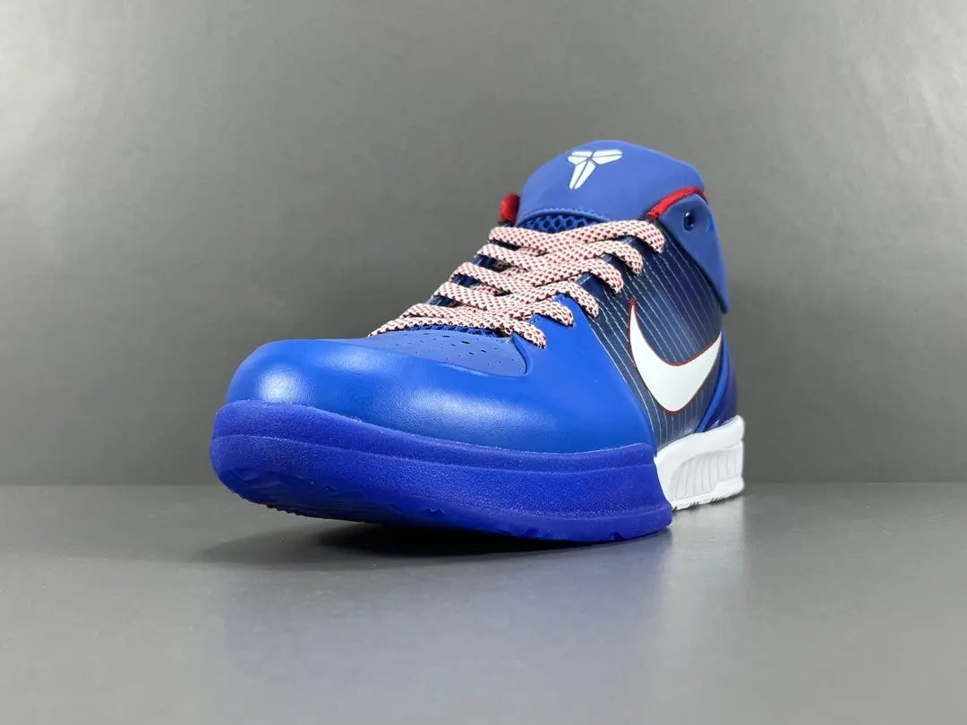 NIKE Kobe 4 Protro Philly basketball sneaker, low-top design, premium materials