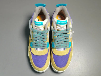 Air Jordan 4 Union Desert Moss beige green sneakers premium men's shoes
