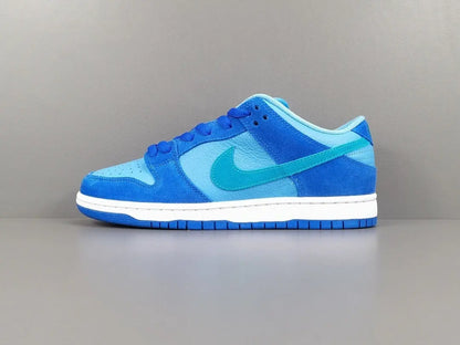 Nike SB Dunk Blue Raspberry low top skate sneaker side view