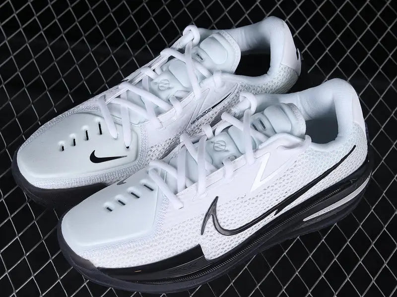 Nike Air Zoom GT Cut White Black performance basketball sneakers lightweight low profile design