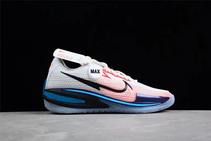 Nike Air Zoom GT Cut White Black Laser Blue performance basketball sneakers lightweight low profile design