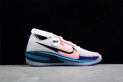 Nike Air Zoom GT Cut White Black Laser Blue performance basketball sneakers lightweight low profile design