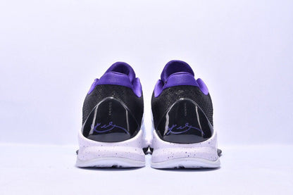 Nike Zoom Kobe 5 x Inline basketball shoes in black and white colorway
