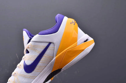 Nike Kobe 7 Lakers Home basketball shoes purple and gold team colors
