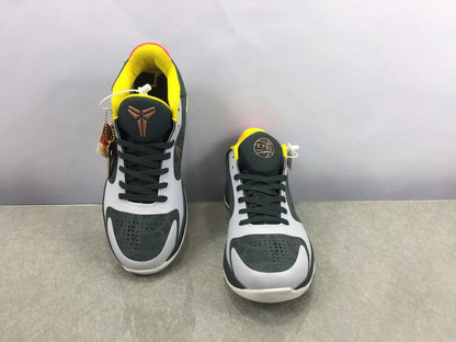 Nike Kobe 5 Protro EYBL basketball shoes in vibrant multicolor tournament-inspired design
