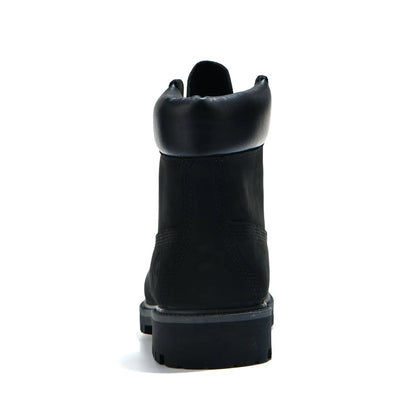 Timberland 6 inch premium waterproof black leather boot for men durable winter