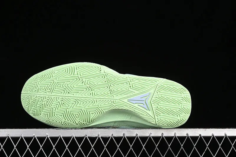 nike ja 1 x mismatched basketball shoes side view with contrasting unique colorway design