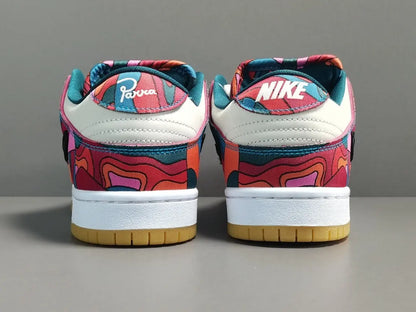 Nike SB Dunk Low Parra Abstract Art colorful skate shoes premium leather