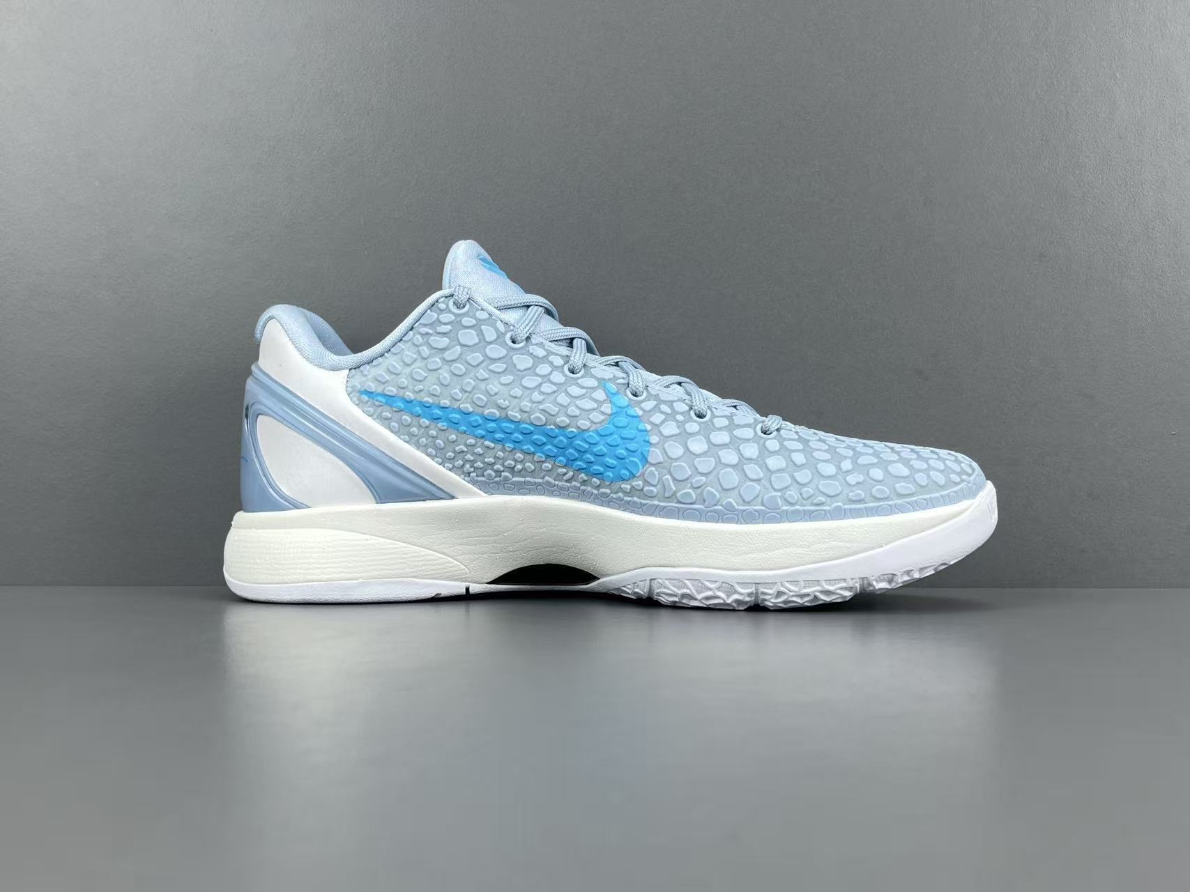 Nike Kobe 6 Protro Caitlin Clark Light Armory Blue basketball shoes sleek performance design
